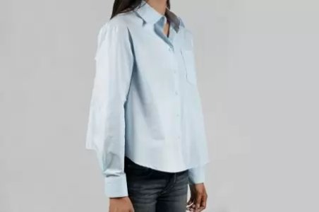 Light blue women shirt